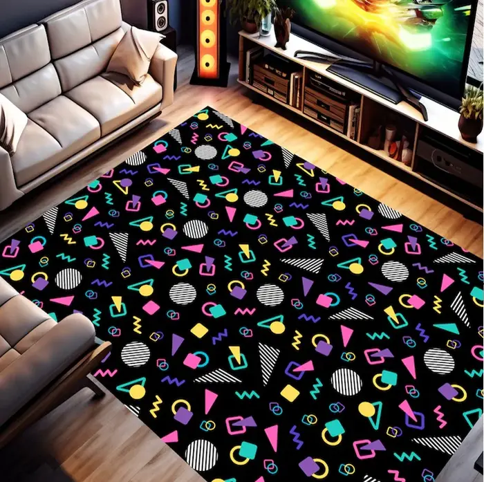 Tapis d'arcade rétro pour intérieur et extérieur
