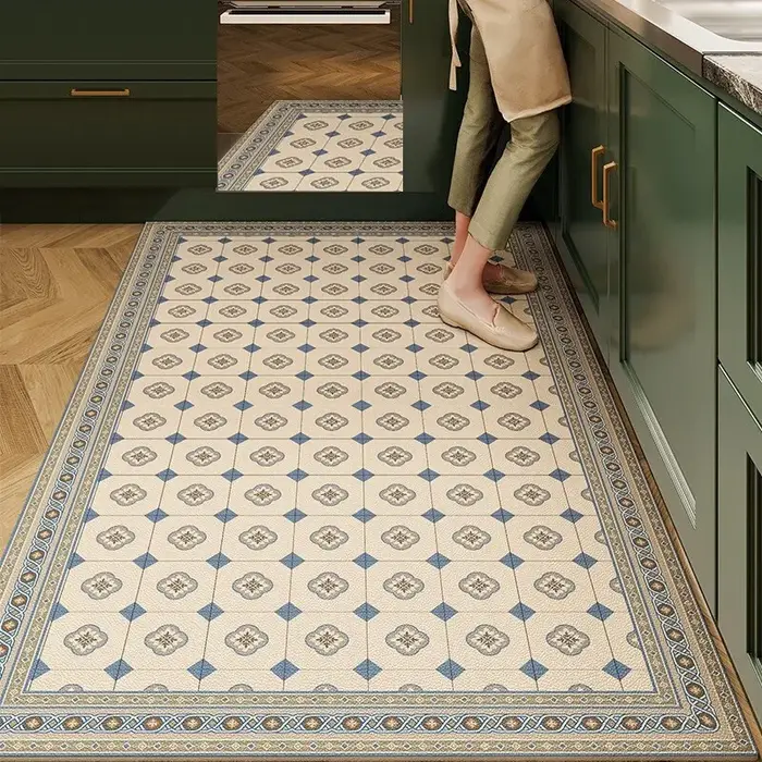 Tapis de cuisine en PVC imperméable