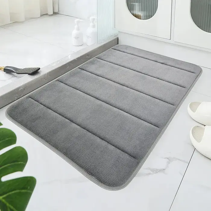 1 couverture de bain en mousse à mémoire de forme