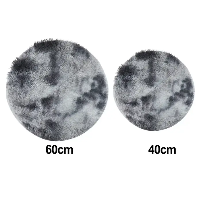 Tapis rond moelleux non ald pour chambre de bébé