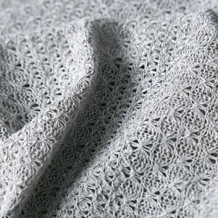 Tissu en maille au Crochet ajouré