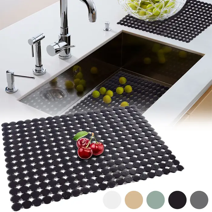 Tapis d'évier antidérapant pour cuisine