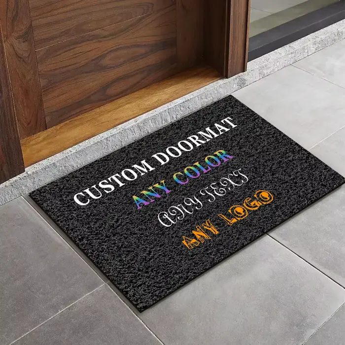 Tapis d'entrée personnalisé