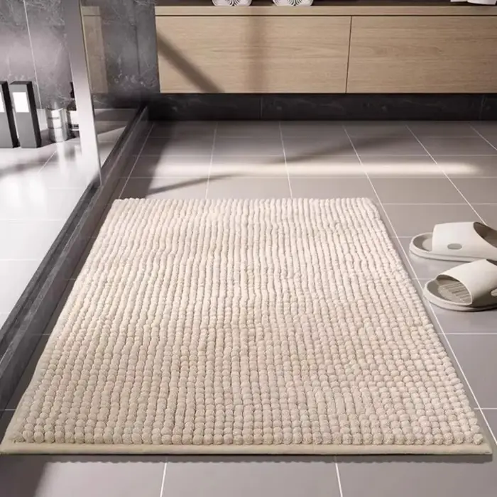 Nouveau 40*60 cm tapis de bain Chenille Anti moule anti-dérapant