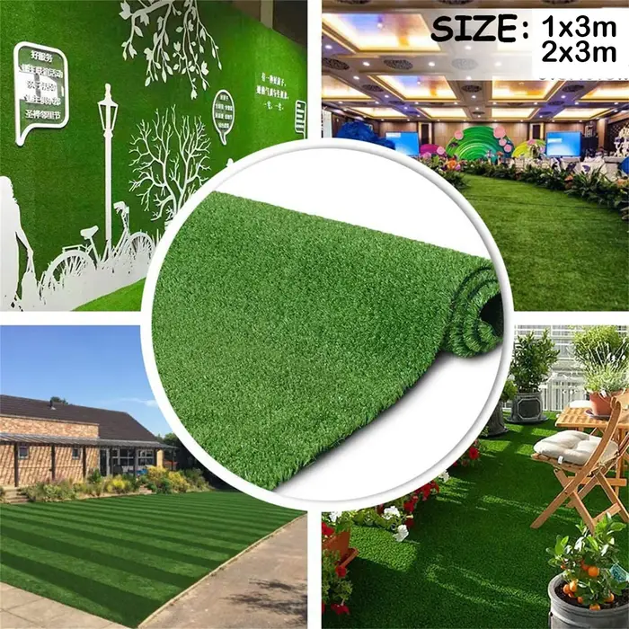 2*3 m tapis d'herbe artificielle en plastique balcon artificiel extérieur