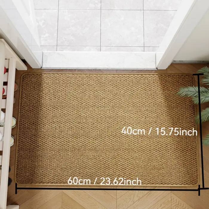 Tapis de durabilité extérieur paillasson en Faux Jute Style sans effort chaque