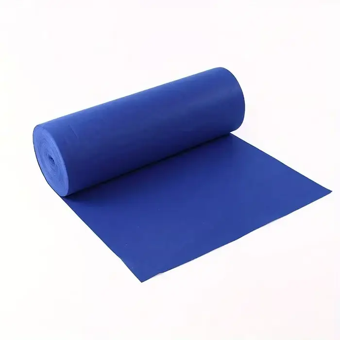 Tapis de mariage bleu moelleux