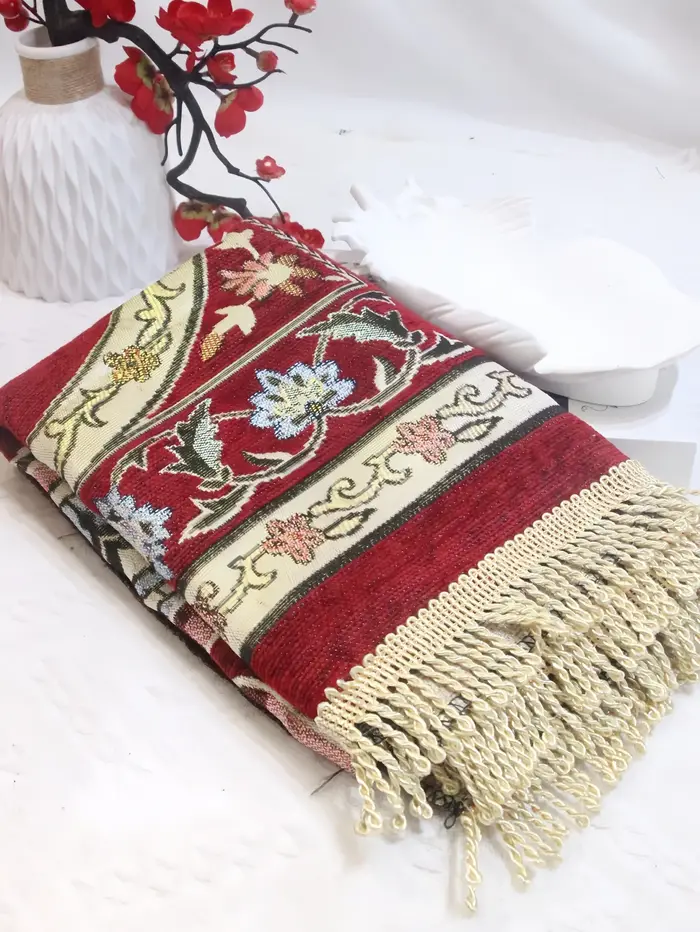 Tapis de prière en tissu, tapis de prière musulman, rembourré, doux et Portable, pour salle d'église