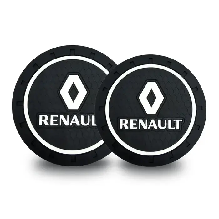 Tapis antidérapant en caoutchouc et Silicone pour voiture, sous-verre en époxy, accessoires de voitu