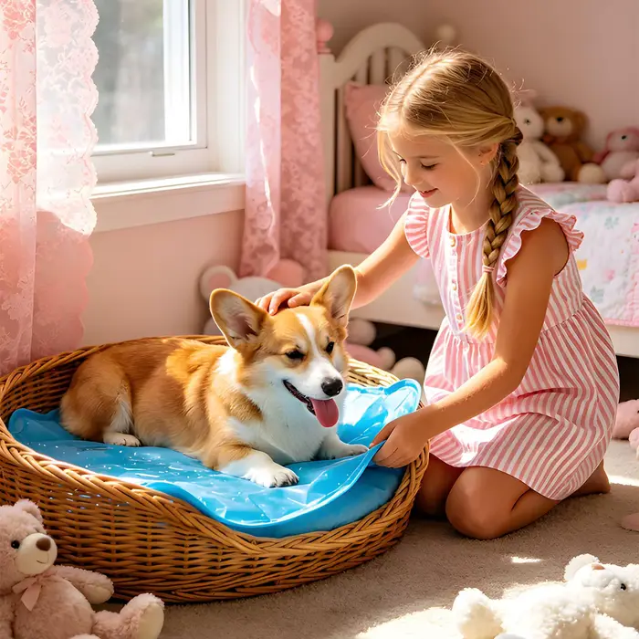 Tapis rafraîchissant pour chien