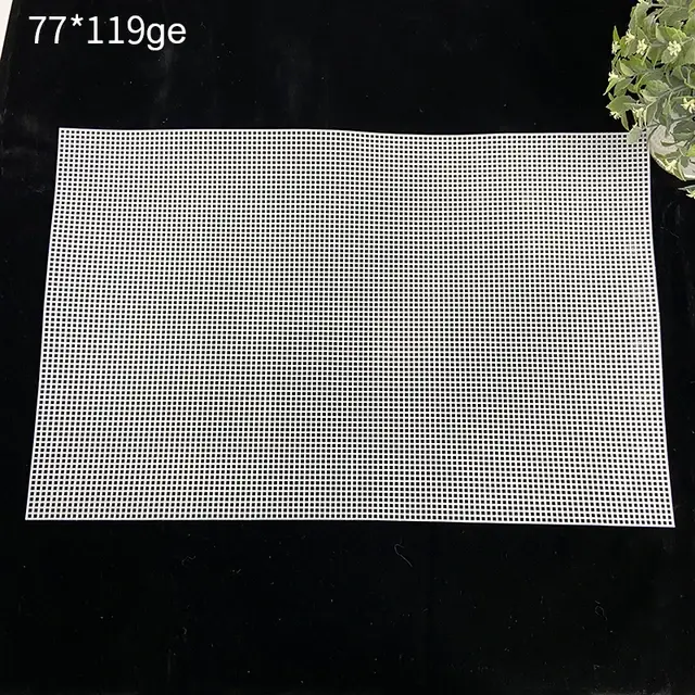 Crochet de fil de tapis de sac en tissu de maille en plastique, fournitures artisanales, crochet de 