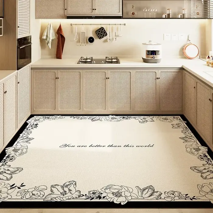 Tapis de sol de cuisine moderne américain