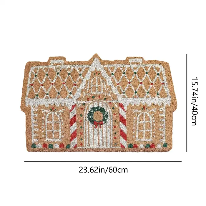 Tapis de bienvenue de noël 60x40x1cm