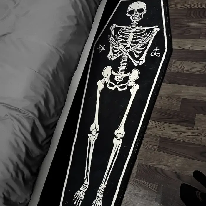 Tapis de style gothique pour chambre à coucher