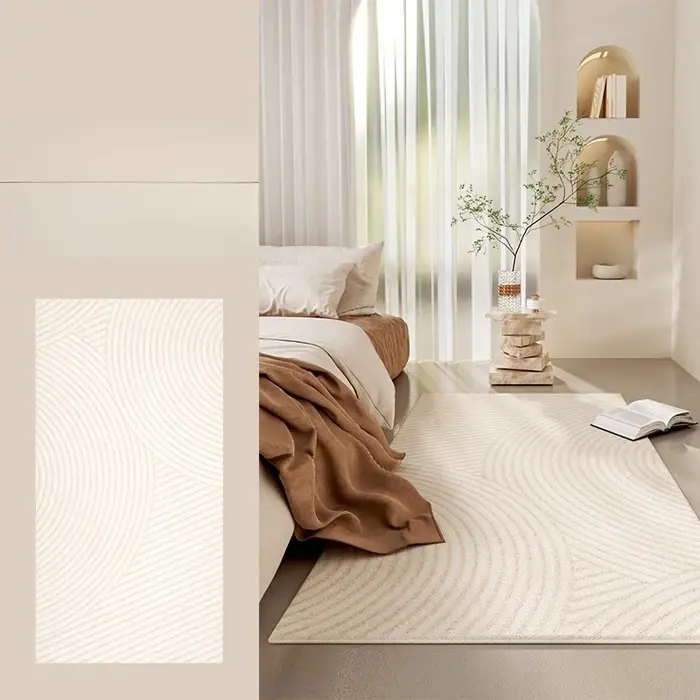 Tapis de sol de Style crème pour salon