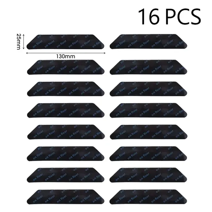 8/16 pièces plus récent tapis autocollants antidérapants lavable Anti Curling