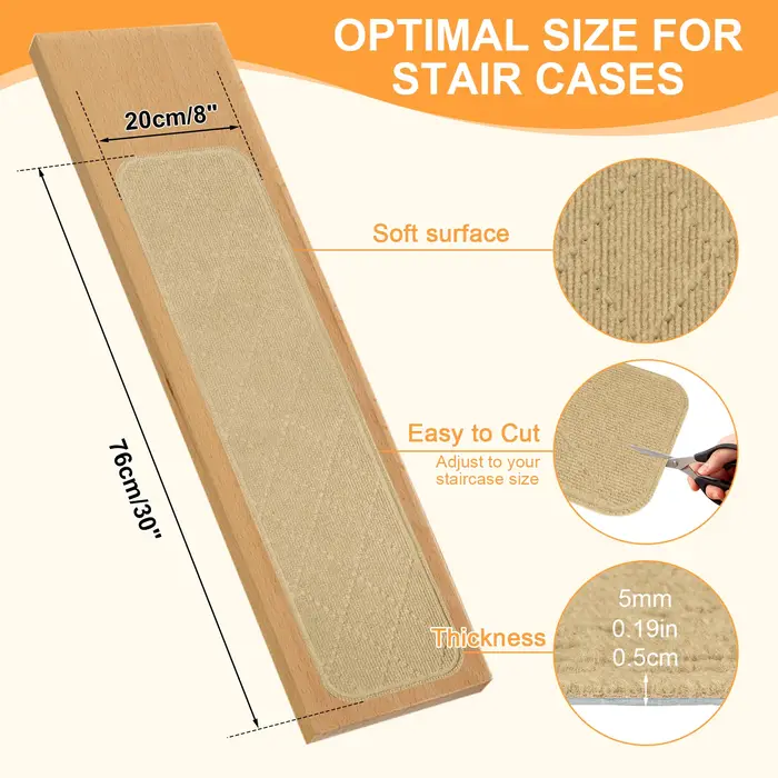 Tapis antidérapant auto-adhésif pour marches d'escalier