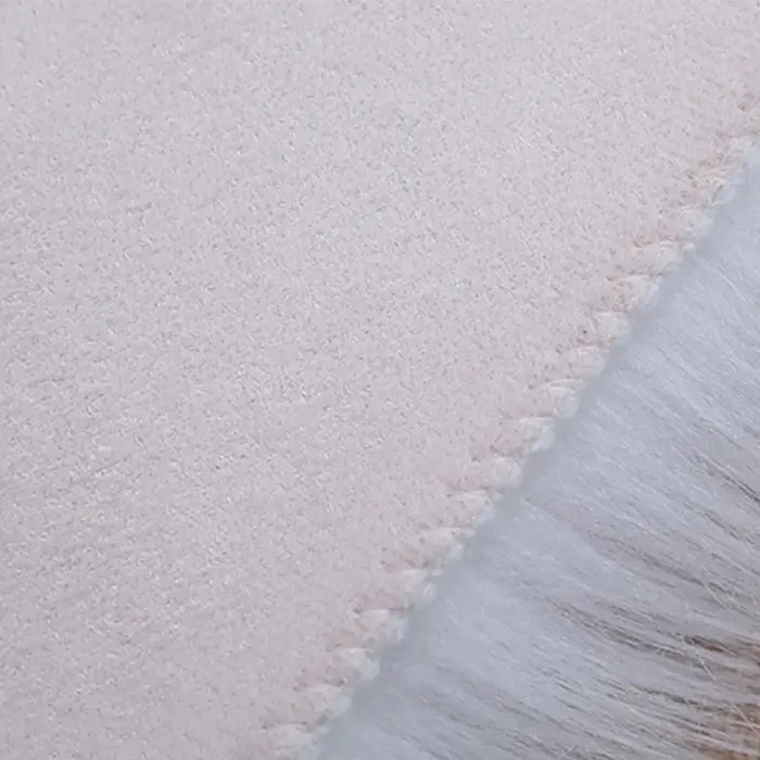 Tapis Rond en Fausse Fourrure pour Chambre à Coucher de Fille