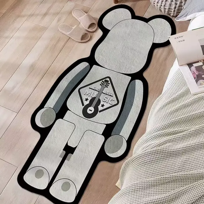 Tapis en cachemire pour décoration de chambre à coucher