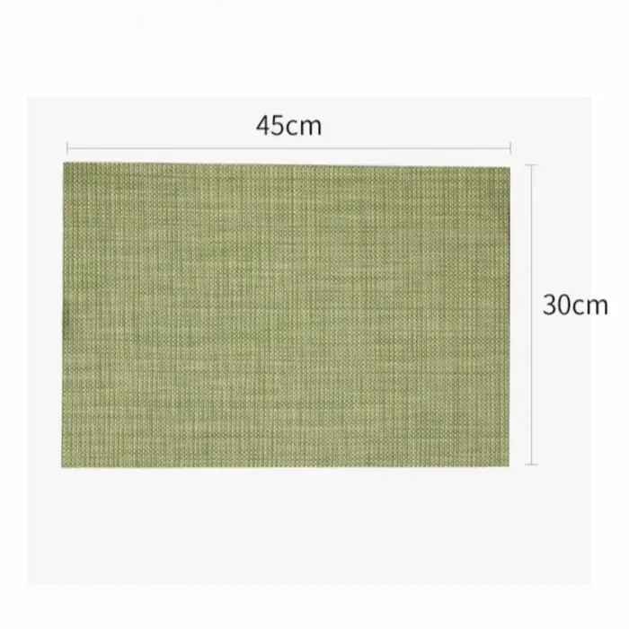 Nouveaux sets de table tissés lavables