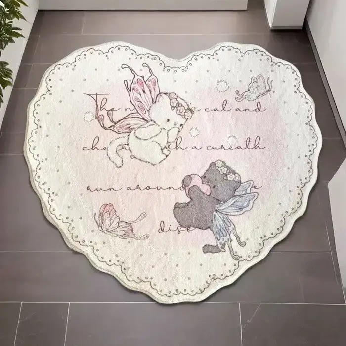 VIKAMA Tapis de chevet pour filles