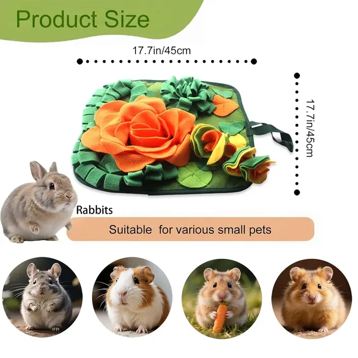 Tapis de nez reniflard pour lapins et petits animaux