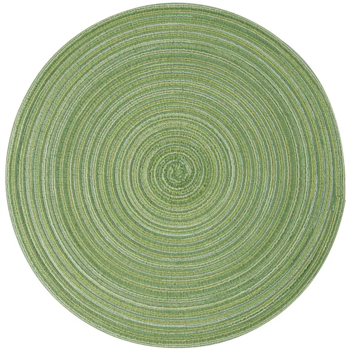 Tapis de Table ronds tressés Beige
