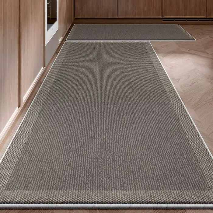 Tapis de sol pour cuisine gris foncé