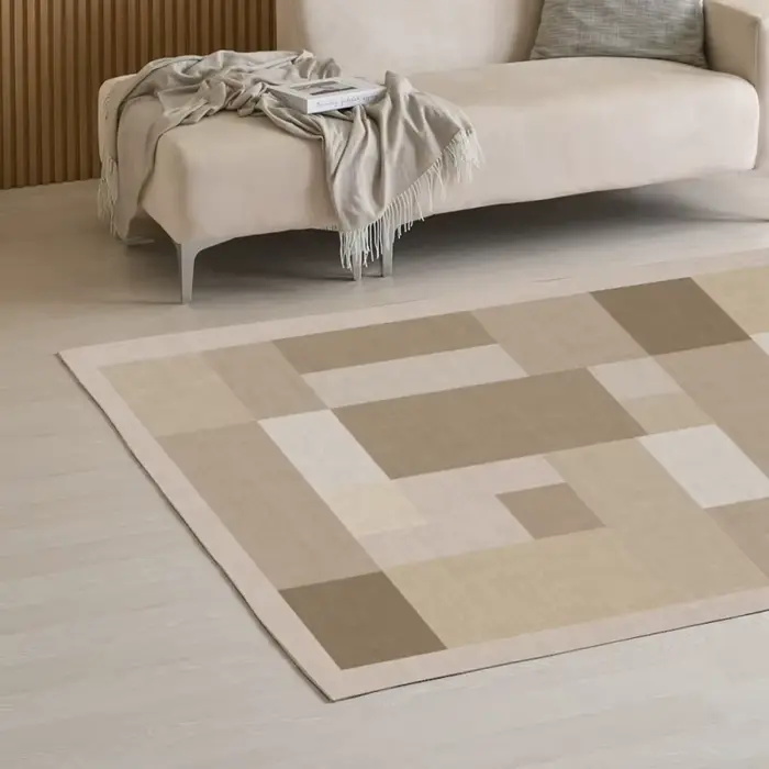 Tapis géométrique beige VIKAMA 2026