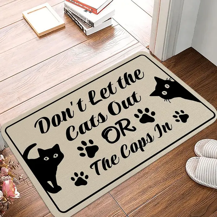 Tapis de bienvenue amusants