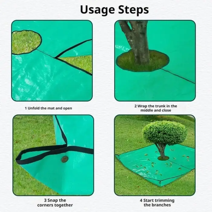 Tapis de plantation et de jardinage carré