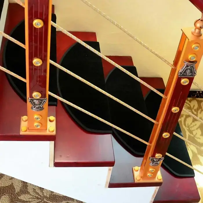Polymères de marche d'escalier doux, sans colle, auto-adhésif, non ald, muet, tapis de sol, protecte