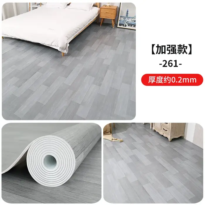 Tapis de sol en plastique PVC épais-tapis de grande surface pour chambre à coucher et salon, tapis e