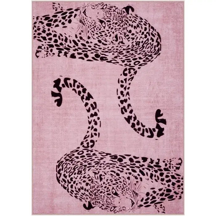 Tapis à motif guépard personnalisé
