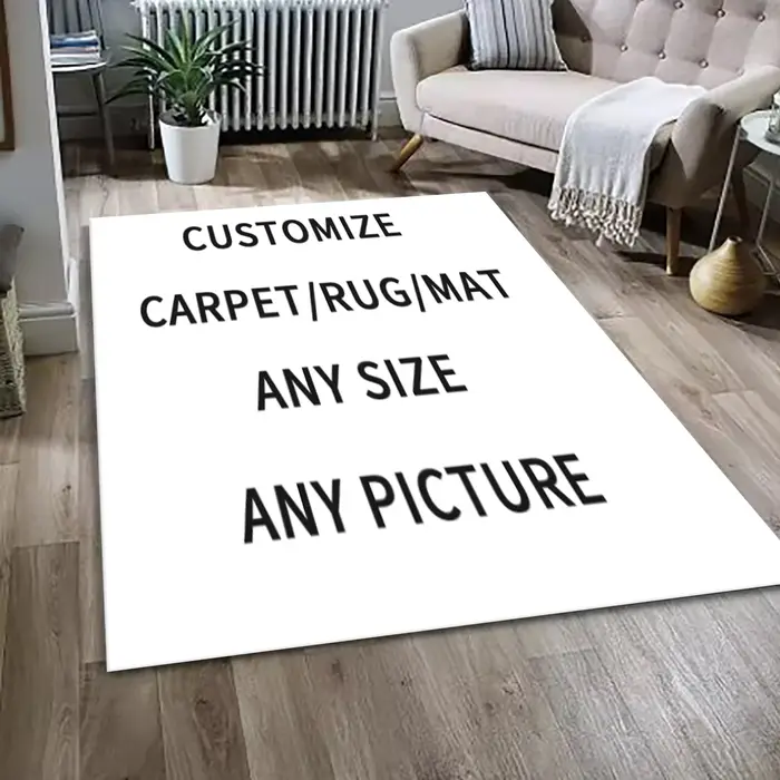 Tapis personnalisés imprimés rectangulaires