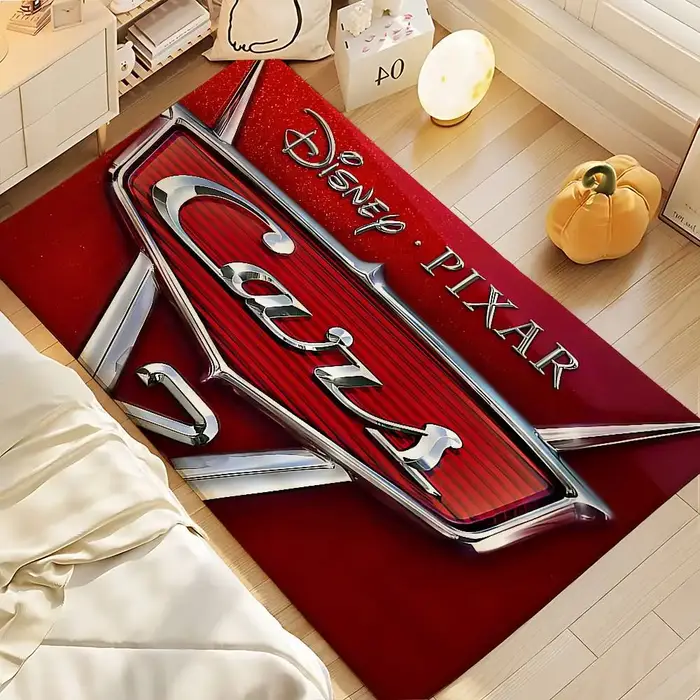 Tapis de salle de bain antidérapant en forme de voiture de dessin animé, tapis de porte, tapis de décoration pour la maison, tapis de porte d'entrée, tapis de porte résistant aux rayures
