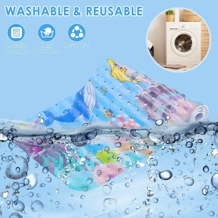 Grand tapis de bain de dessin animé pour bébés et enfants