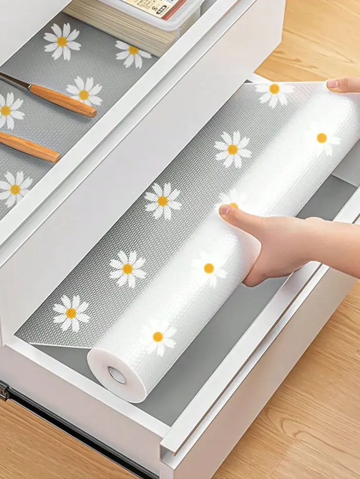 Tapis d'armoire EVA, doublures de tiroir réutilisables