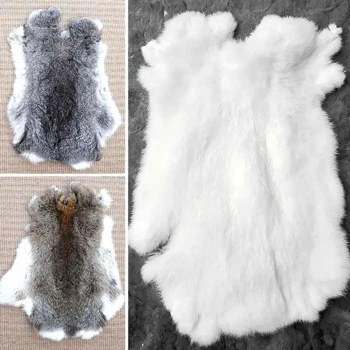 Tapis Irrégulier en Fausse Fourrure Super Doux et Moelleux pour Siège de Chaise, Couvertures Shaggy pour Salon et Chambre à Coucher, Bricolage, Couture de Sac à Main, Artisanat