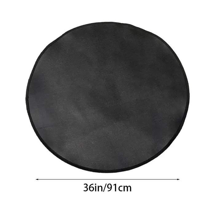 Tapis ignifuge rond multifonctionnel de 24/30/36 pouces