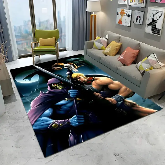 He Man Masters of The Universe Tapis pour la maison Salon Chambre Canapé Paillasson Décor, Tapis de