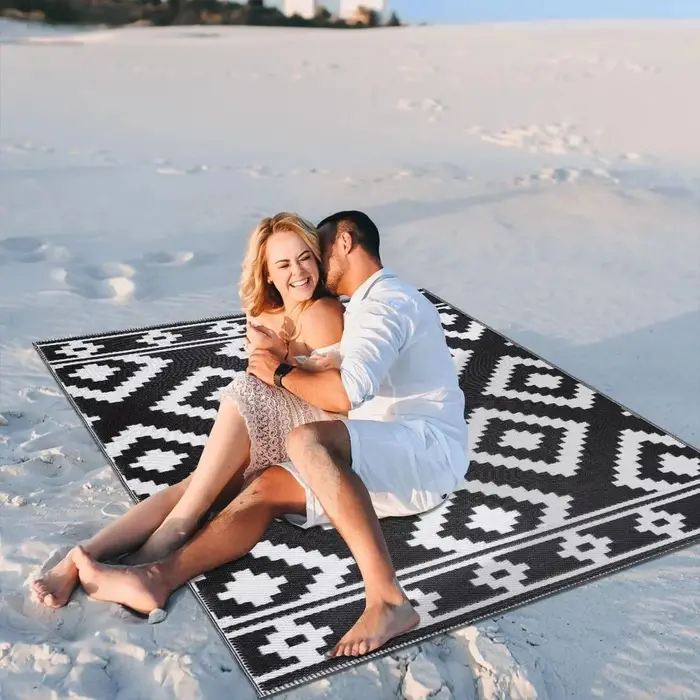 VIKAMA Tapis d'extérieur imperméable pour jardin
