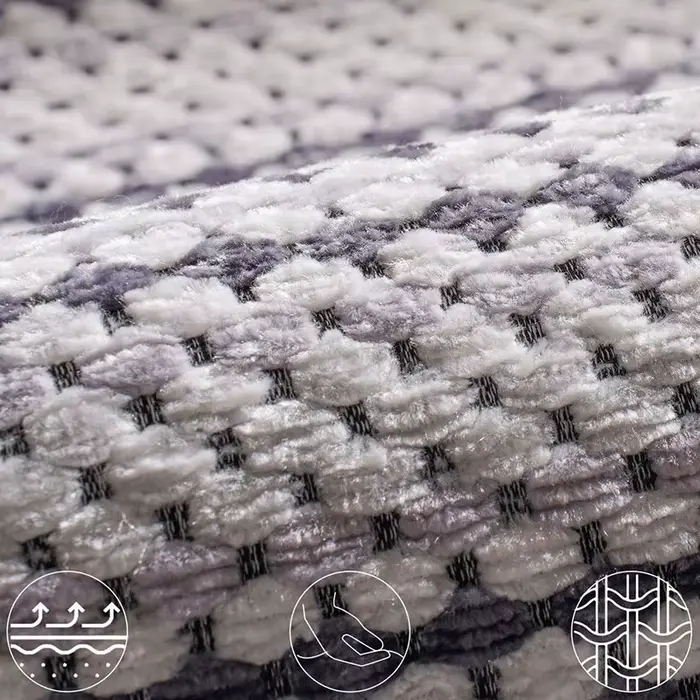 Tapis de bain absorbant et antidérapant