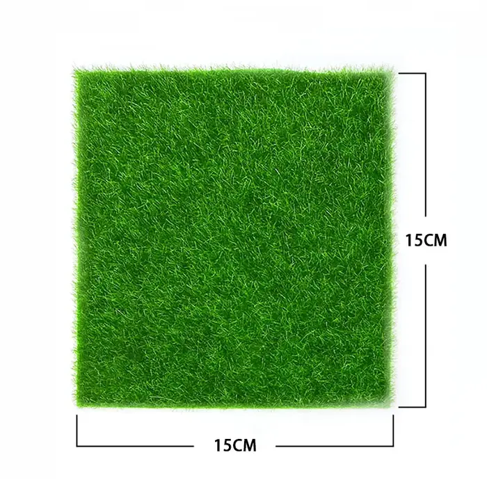Tapis de gazon artificiel vert, simulation de mousse, fausse herbe verte, micro paysage, décoration 