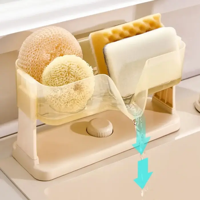Support de rangement pour évier de cuisine à ventouse