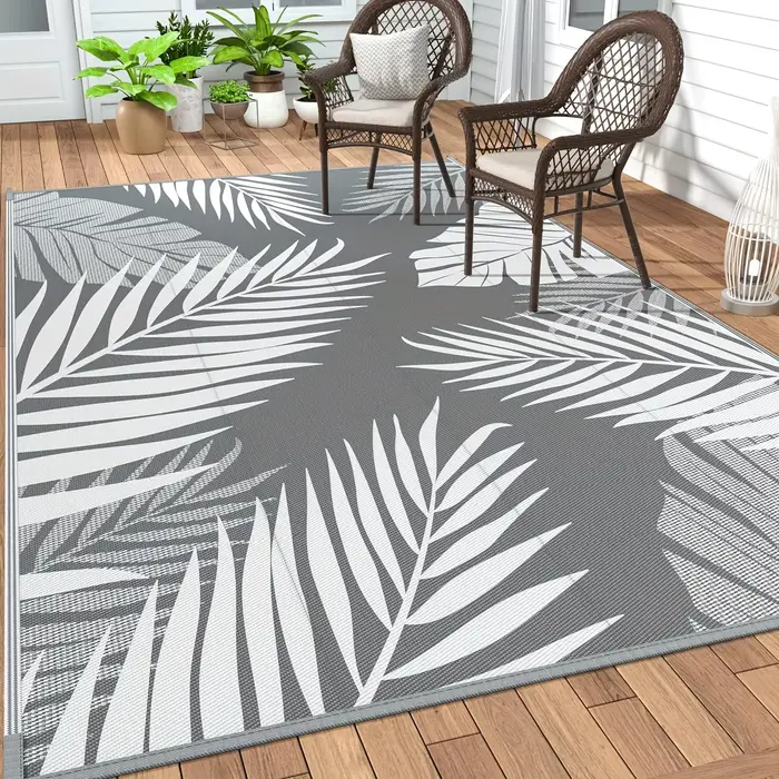 Tapis de Camping en plein air pour Patio, camping-car, pique-nique, pliable, Portable, été, Tube en plastique étanche, tapis de sol de plage