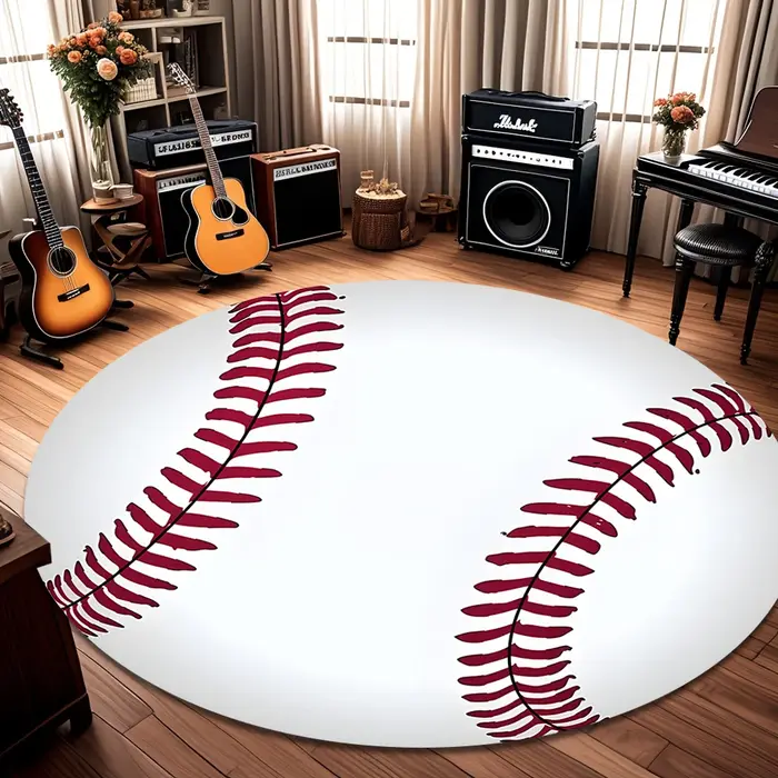 Tapis à motif de Baseball Vintage
