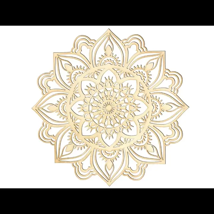 Décoration marocaine d'art mural en métal pour améliorer votre salon avec un design indien et mandala
