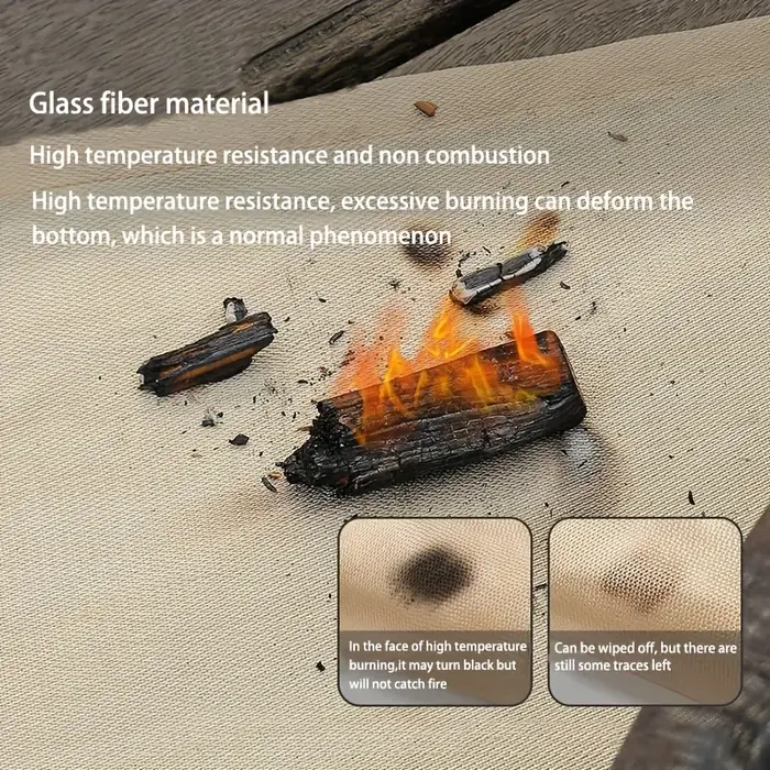 Tapis de Protection contre l'incendie pour Barbecue