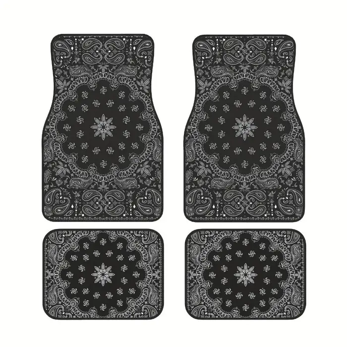 Tapis de sol de voiture bohème rétro